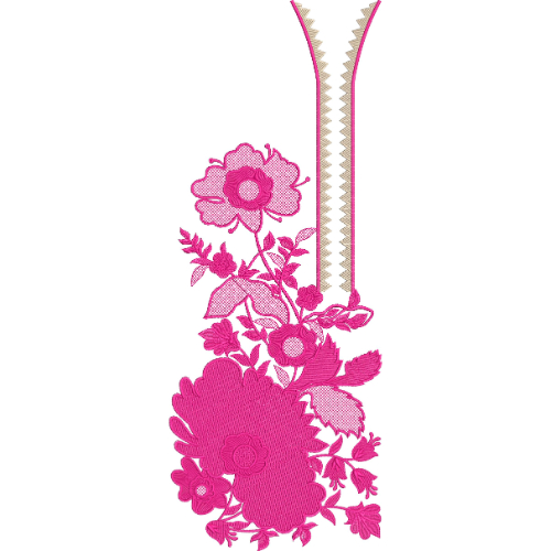 Neckline Embroidery Design