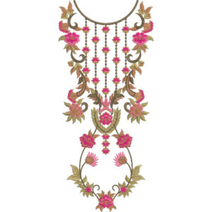 Neck Kurta Embroidery Design