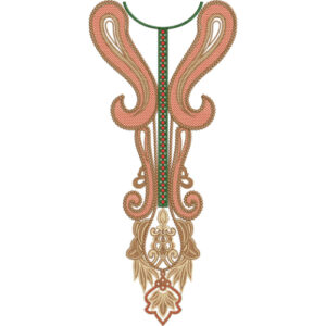 Unique Neck Embroidery Design