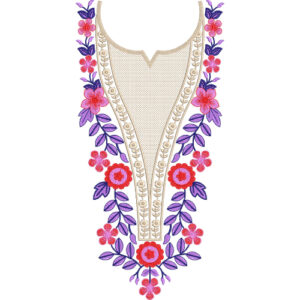 Neck Gala Embroidery Design