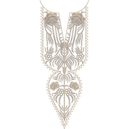 Neck Kurta Embroidery Design