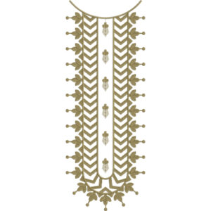 Neckline Embroidery Design