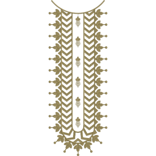 Neckline Embroidery Design
