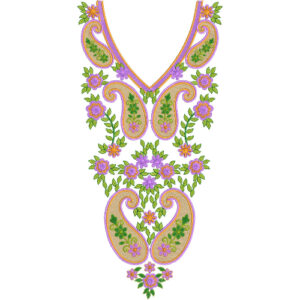 Beautiful Neck Embroidery Design