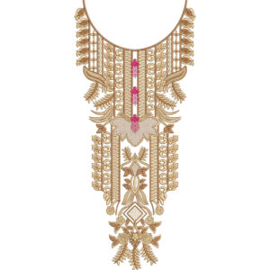 Unique Neck Embroidery Design