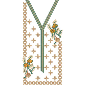 Neckline Embroidery Design