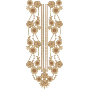Beautiful Neck Embroidery Design
