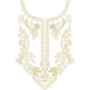 Beautiful Neck Embroidery Design