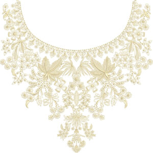 Simple Neck Embroidery Design