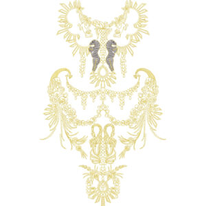 Neck Gala Embroidery Design