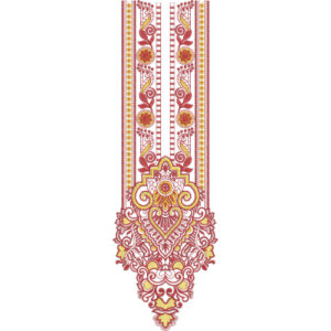 Neckline Embroidery Design