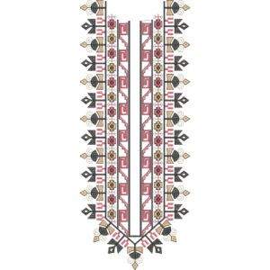 Unique Neck Embroidery Design