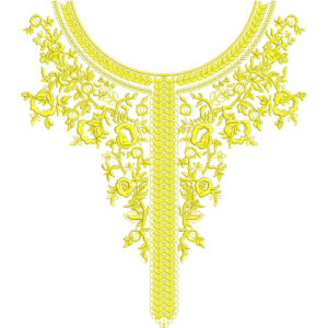 Neck Gala Embroidery Design
