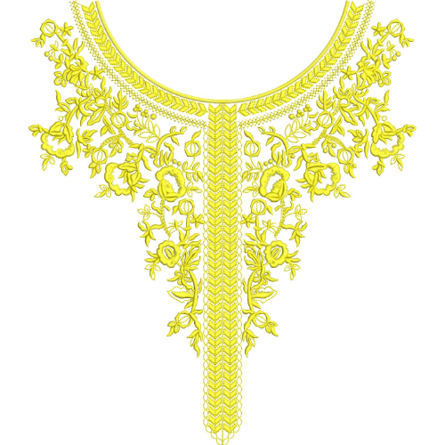 Neck Gala Embroidery Design