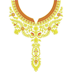 Neckline Embroidery Design