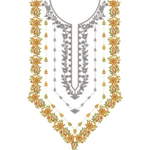 Simple Neck Embroidery Design