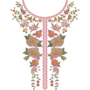 Neck Gala Embroidery Design