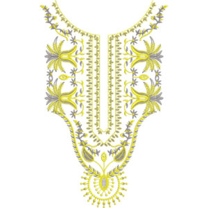 Neckline Embroidery Design
