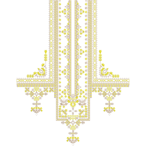 Beautiful Neck Embroidery Design