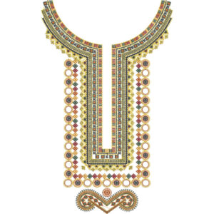 Simple Neck Embroidery Design