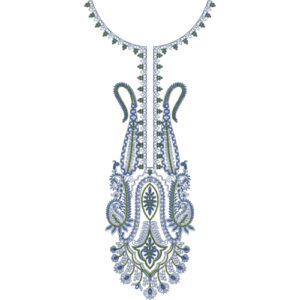 Unique Neck Embroidery Design