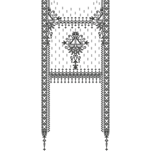 Neckline Embroidery Design