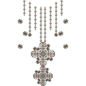 Simple Neck Embroidery Design