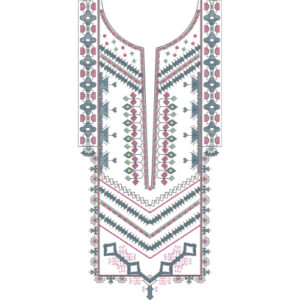 Unique Neck Embroidery Design