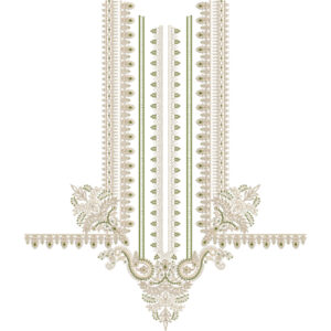 Neckline Embroidery Design