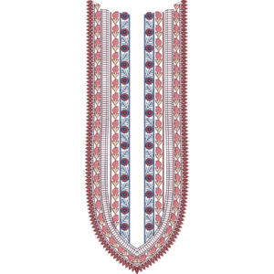 Neckline Embroidery Design