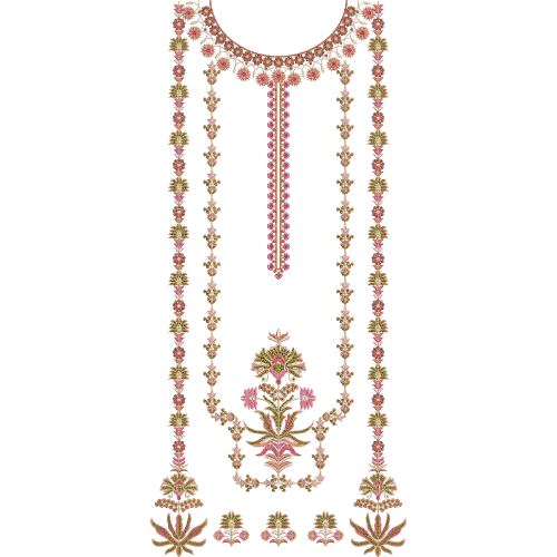 Beautiful Neck Embroidery Design