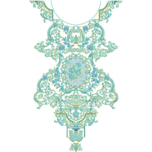 Simple Neck Embroidery Design