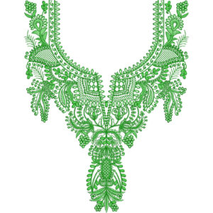 Neckline Embroidery Design
