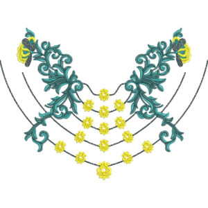 Neck Kurta Embroidery Design