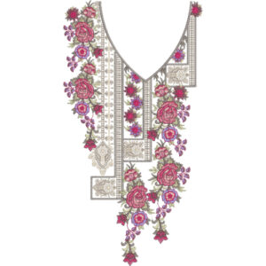 Neck Gala Embroidery Design