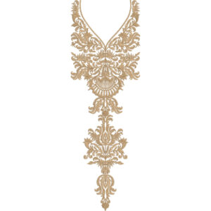 Neckline Embroidery Design