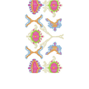 Neck Flower Embroidery Design