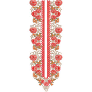 Simple Neck Embroidery Design