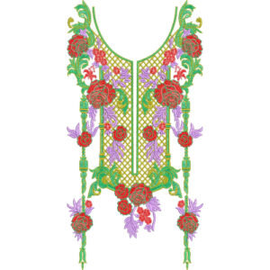 Neck Gala Embroidery Design