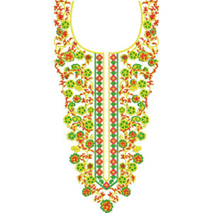 Neck Kurta Embroidery Design