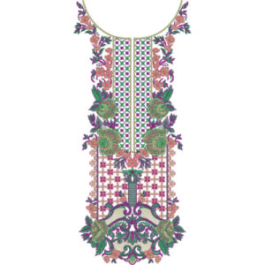 Neckline Embroidery Design
