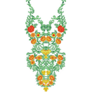 Neck Kurta Embroidery Design