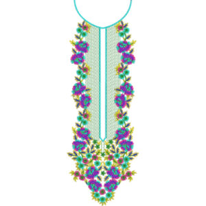 Beautiful Neck Embroidery Design