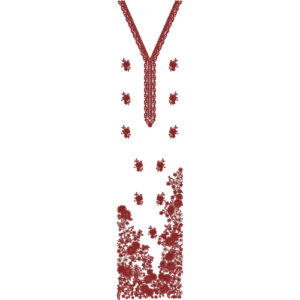 Neckline Embroidery Design