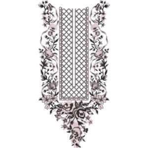 Unique Neck Embroidery Design
