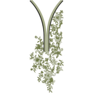 Neckline Embroidery Design