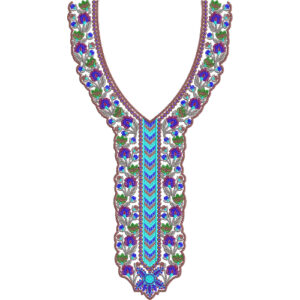Simple Neck Embroidery Design