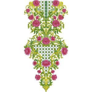 Unique Neck Embroidery Design