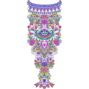 Neckline Embroidery Design