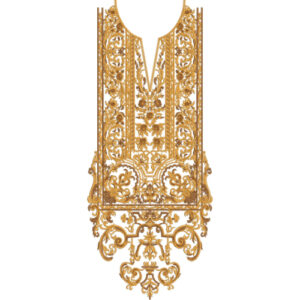 Neckline Embroidery Design